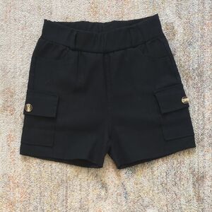 Black Women's Cargo Shorts